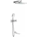 Встроенная душевая система 3 в 1 с термостатом Rose R1095