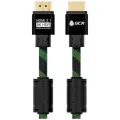 Провод HDMI 2.1 GCR PROF 2м 8K 60Hz 4K 144Hz 48 Гбит/с для PS4 Xbox One Smart TV ферритовые фильтры 24K GOLD (GCR-HM2101) черный; зеленый