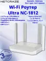 Wi-Fi мультигигабитный роутер Netcraze Ultra NC-1812 с Mesh Wi-Fi 7 BE7200, Smart-коммутатором 1х10G, 1х2.5G и 4х1G