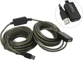 Кабель удлинительный «B&P» активный USB 2.0-repeater Am-Af 15м
