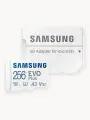 Карта памяти Samsung EVO Plus, 256 ГБ, MicroSDXC, A2 U3 V30, SD-адаптер в комплекте (MB-MC256SA/)