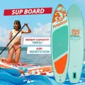 Сапборд FunWater SUPFW28C, противоскользящая накладка, бирюзовый, 350 см x 87 см