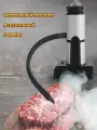 Коптильный пистолет, Портативный, Серебро, используемый для копчения мяса лосося с беконом и добавления дыма