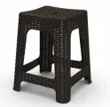 Стул INGREEN ING6181ГШК Табурет квадратный RATTAN горький шоколад