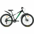 Велосипед горный HORH ROHAN RHD 26 (2024), хардтейл, детский, для мальчиков, алюминий, Black-Green-White, рост 150-160