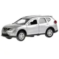 ТЕХНОПАРК Nissan X-Trail (X-TRAIL-SL/BK/GD) 1:36, 12 см, серебристый