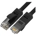 Патч-корд 50см UTP cat.5e 1 Гбит/с RJ45 LAN CCA контакты 24K GOLD (GCR-LNC500) черный