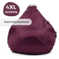 Кресло мешок груша GoodPoof Оксфорд XXXXL бордовый