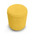 Пуфик круглый для прихожей и спальни ART-001 40х40х43, желтый велюр
