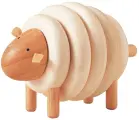 Деревянная пирамидка Plan Toys Овечка, разноцветная, 14 см, 5150