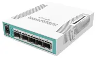 Коммутатор MikroTik CRS106-1C-5S (L2) 1xКомбо(10