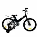 Велосипед детский 18 Rook Hope, черный, 5-6 лет, рост 110-115 см, длина внутреннего шва 50-55 см. Легкая магниевая рама, фривил.