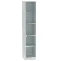 Шкаф-витрина офисная узкая ШВ-52, Серый. Производитель товара - компания ТОБ.