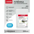 Пленка глянцевая, листы для ламинирования A3 303х426 250мкм