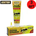 Средство от муравьев садовых Гектор, Гель от домашних муравьев, 80 гр(3 шт)