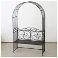 Boltze Садовая скамейка с аркой Maddison 205*125*46 см 2024362