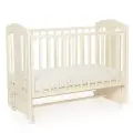 Кроватка для новорожденных BEBIZARO REGENCY TEDDY VANILLA Маятник универсальный (ШхГхВ) 125х67х105 см