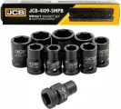 Набор головок ударных 10 предметов 1/2  (6-гран) в металлическом кейсе JCB