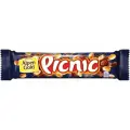 Батончик Picnic с арахисом, карамелью шоколадный, 38г 10 шт