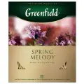 Чай черный в пакетиках Greenfield Spring Melody, 100*1,5 г (комплект 10 шт.) 6010651