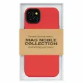 Чехол с MagSafe для iPhone 13 оригинальная кожа MAG NOBLE COLLECTION — Красный