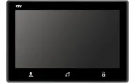 Видеодомофон CTV M4703AHD, гибридный, сенсорный, 7 дюймов, графит