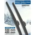 Зимние щетки стеклоочистителя для SsangYong Kyron - дворники Кайрон, комплект.