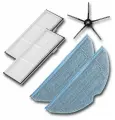 Аксессуары для робота-пылесоса Xiaomi Roborock S7 S7MaxV T7S T7S Plus: тряпка - 2 шт, боковая щетка черная, нера-фильтр 2 шт
