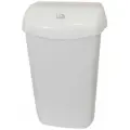 Корзина для мусора LIME 23 л, подвесная, с держателем мешка, белая 974230