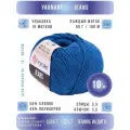 17 индиго ЯрнАрт Джинс хлопок 10 шт *50г *160м