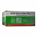 Шприц инсулиновый BD Micro-Fine Plus U-100 трехкомпонентный 0,5 мл 30G (0,3 мм х 8 мм), 100 шт.