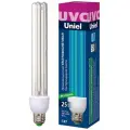 Лампа ультрафиолетовая бактерицидная Uniel E27 25W прозрачная ESL-PLD-25/UVCB/E27/CL UL-00007271