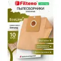 Filtero Мешки-пылесборники и микрофильтр SAM 03 ECOLine XL, пылесборник, 3.6 л, коричневый, 10 шт.