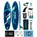 Надувная Сап-доска SKATINGER Sports blue (SUP board) двухслойная 350*89*15см
