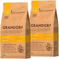 Корм сухой Grandorf Single Grain Dog Adult Mini 4 Meat Recipe низкозерновой для взрослых собак маленьких пород 4 вида мяса ягненок, индейка, утка, кабан,1кг 2 шт