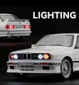 Миниатюрный металлический автомобиль BMW M3 E30 1:24, Белый.