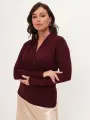 Джемпер Katharina Kross, размер 48, бордовый