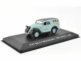 Fiat 500A Furgoncino Tre Teste 1948 Light Blue/Black, масштабная модель коллекционная