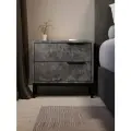 Тумба прикроватная Лофт- 2 цемент темный