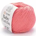 Пряжа Yarnart BABY COTTON 420 коралл (10 мотков)