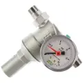 Редуктор давления Far хромированный 1/2 (НР-НР), с манометром