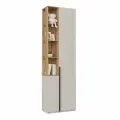 Шкаф-стеллаж Чарли правосторонний цвет Кашемир/Авелано