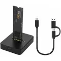 Док станция Ks-is 2 в 1 USB для накопителей M.2 NVMe, M.2 SATA (KS-911)