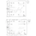 S K Premium line Накладки тормозные, без заклёпок, 1-рем 19036/19037 [419х178 96-отв 6х16]
