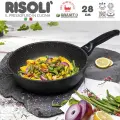 Сковорода Risoli Granito с высоким бортом 28 см