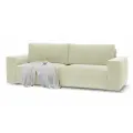 Диван Софт 2 Cilium Bone NEW 240x94x80 см, белый Вельвет, еврокнижка GOODFORM