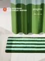 Коврик для ванной комнаты Pragma Nipsop, 80*50 см, прохладныи мятно-зеленыи в полоску, NIP8. TMSG.012