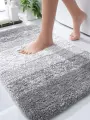 Коврик для ванной премиум, противоскользящая основа, впитывающая способность, серый, 50x75см