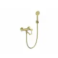 Смеситель для ванной с душем Vieir из нержавеющей стали с коротким изливом V463531-S матовое золото