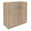 Тумба комод с дверками SKYLAND SIMPLE SR-2W.1 дуб сонома, 77х37х79 см
